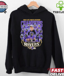 2025 AFC North Division Champions Baltimore Ravens Team Logo Shirt