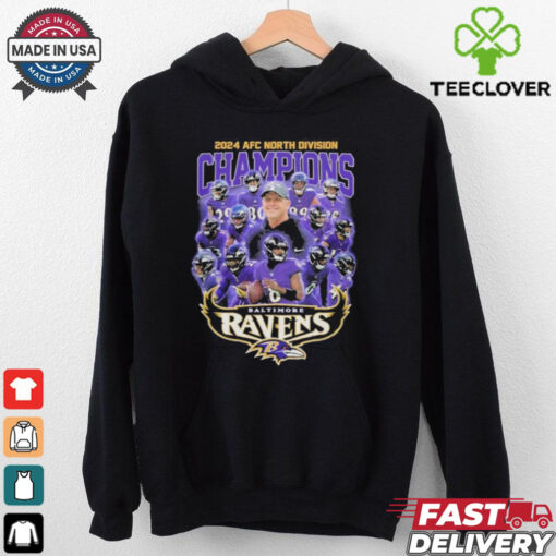 2025 AFC North Division Champions Baltimore Ravens Team Logo Shirt
