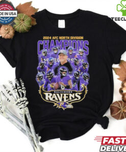2025 AFC North Division Champions Baltimore Ravens Team Logo Shirt