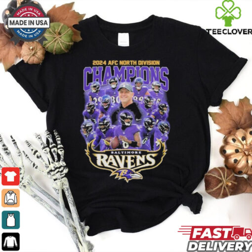 2025 AFC North Division Champions Baltimore Ravens Team Logo Shirt