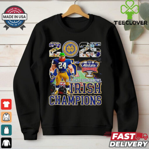 2025 Allstate Sugar Bowl Irish Champions mascot shirt
