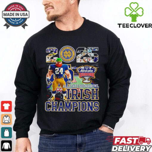 2025 Allstate Sugar Bowl Irish Champions mascot shirt
