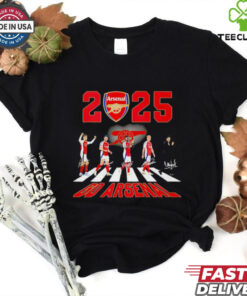 2025 Arsenal Abbey Road signatures shirt