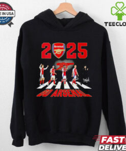 2025 Arsenal Abbey Road signatures shirt