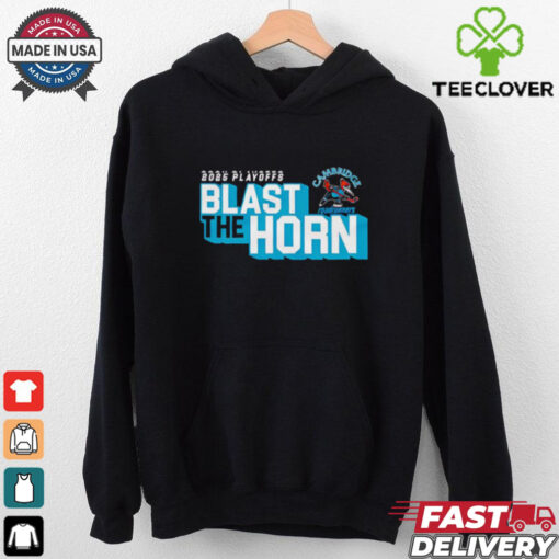 2025 Cambridge Roadrunners Playoff blast the horn shirt