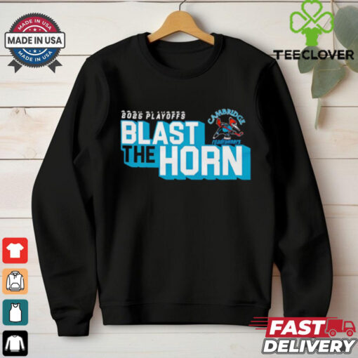 2025 Cambridge Roadrunners Playoff blast the horn shirt