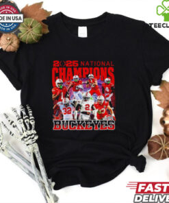 2025 College Football Playoff Ohio State National Championship all team shirt