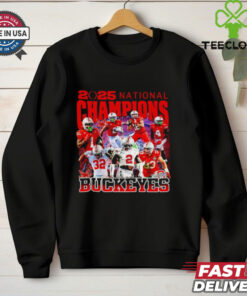 2025 College Football Playoff Ohio State National Championship all team shirt