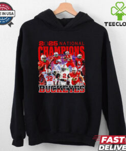 2025 College Football Playoff Ohio State National Championship all team shirt