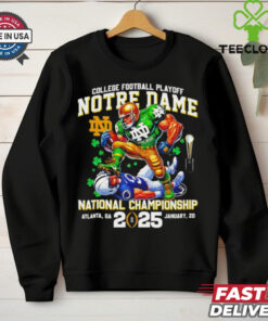 2025 College football playoff Notre Dame Fighting Irish Mascots National Championship Atlanta GA shirt