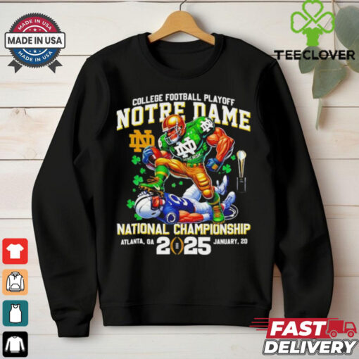 2025 College football playoff Notre Dame Fighting Irish Mascots National Championship Atlanta GA shirt