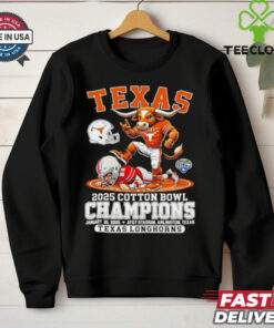 2025 Cotton Bowl Champions Texas Longhorns Mascot AT&T Stadium Arlington Texas shirt