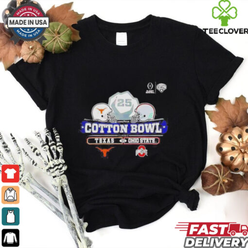 2025 Goodyear Cotton Bowl Texas Longhorns vs Ohio State Buckeyes Shirt