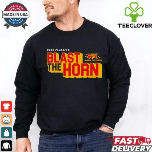 2025 Guelph Jr Gryphons Playoff blast the horn shirt