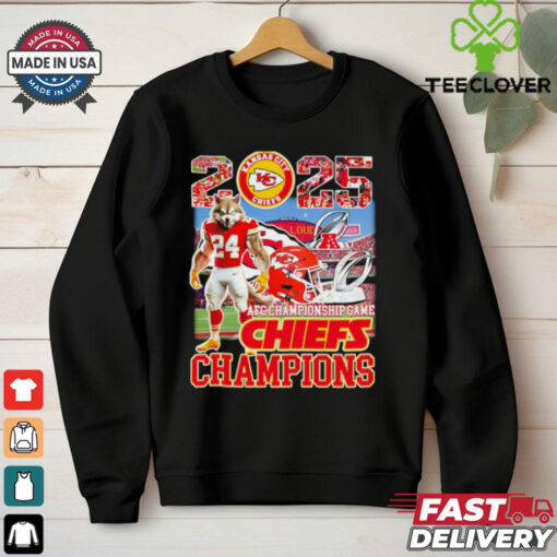 2025 Kansas City Chiefs AFC Championship Game Chiefs Champions shirt