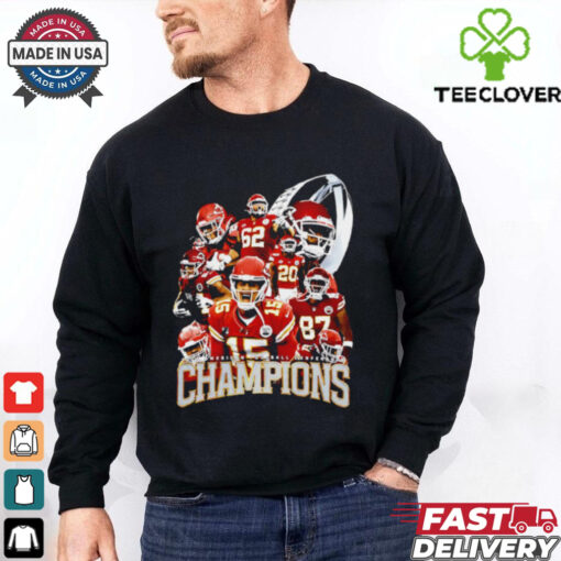 2025 Kansas City Chiefs AFC Champs graphic shirt