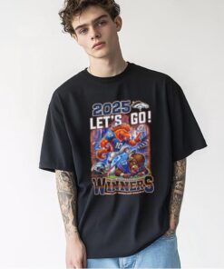 2025 Let’s Go Denver Broncos AFC Wild Card Playoff Winners T Shirt