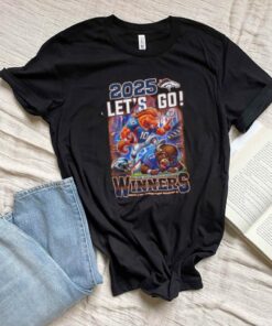 2025 Let’s Go Denver Broncos AFC Wild Card Playoff Winners T Shirt