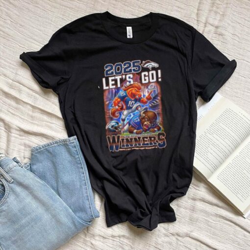 2025 Let’s Go Denver Broncos AFC Wild Card Playoff Winners T Shirt