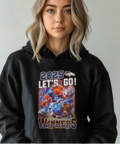 2025 Let’s Go Denver Broncos AFC Wild Card Playoff Winners T Shirt