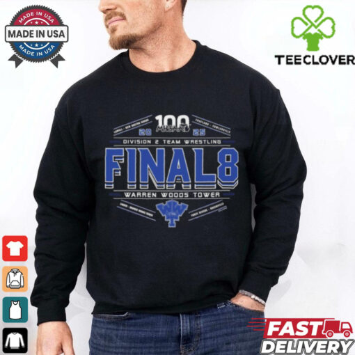 2025 MHSAA Team Wrestling Final 8 D2 Warren Woods Tower T Shirt