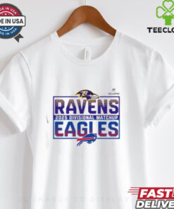2025 NFL Playoffs Baltimore Ravens Head To Head Buffalo Bills 2025 Divisional Matchup T Shirt