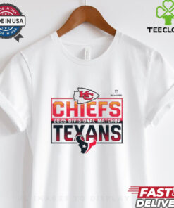 2025 NFL Playoffs Kansas City Chiefs Head To Head Houston Texans 2025 Divisional Matchup T Shirt