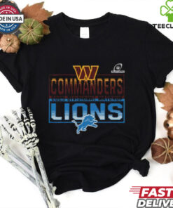 2025 NFL Playoffs Washington Commanders Head To Head Detroit Lions 2025 Divisional Matchup T Shirt