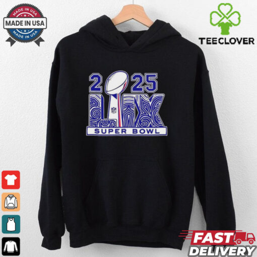 2025 NFL Super Bowl Lix Trophy Logo shirt