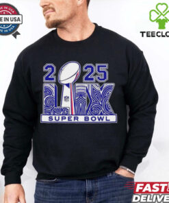 2025 NFL Super Bowl Lix Trophy Logo shirt