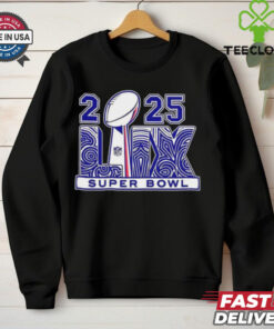2025 NFL Super Bowl Lix Trophy Logo shirt