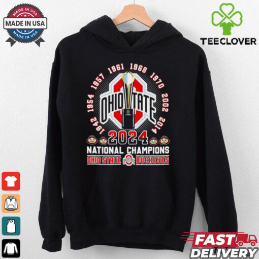 2025 National Champions 9 time Ohio State Buckeyes trophy shirt
