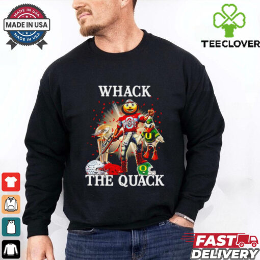 2025 Ohio State Buckeyes CFP National Champions whack the quack beat Notre Dame shirt