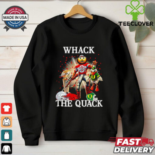 2025 Ohio State Buckeyes CFP National Champions whack the quack beat Notre Dame shirt