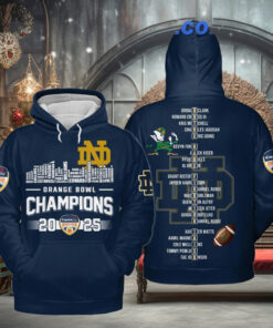 2025 Orange Bowl Champions Notre Dame Fighting Irish Hoodie
