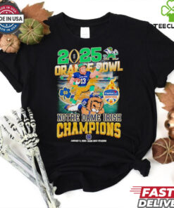 2025 Orange Bowl Notre Dame Irish Champions mascot Fan Favorite  shirt