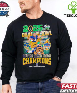 2025 Orange Bowl Notre Dame Irish Champions mascot Fan Favorite  shirt