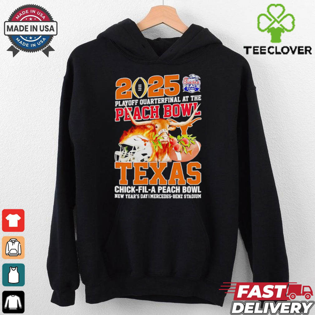 2025 Peach Bowl Texas Longhorns Chick fil a mascot shirt 2025 Peach Bowl Texas Longhorns Chick fil a mascot shirt