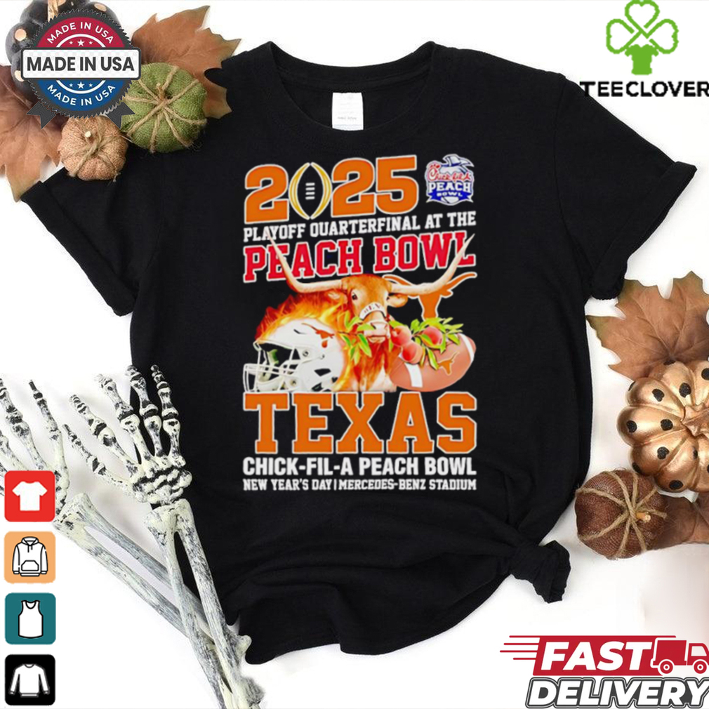 2025 Peach Bowl Texas Longhorns Chick fil a mascot shirt 2025 Peach Bowl Texas Longhorns Chick fil a mascot shirt