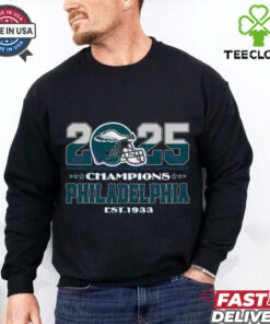 2025 Super Bowl Chapions Philadelphia Eagles Est 1933 Shirt