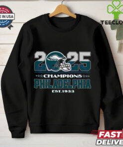 2025 Super Bowl Chapions Philadelphia Eagles Est 1933 Shirt