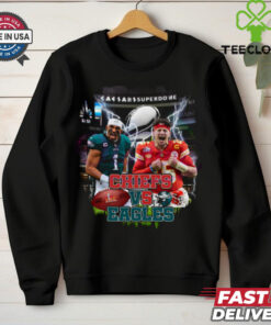 2025 Super Bowl Chiefs Vs Eagles Hurts Vs Mahomes shirt