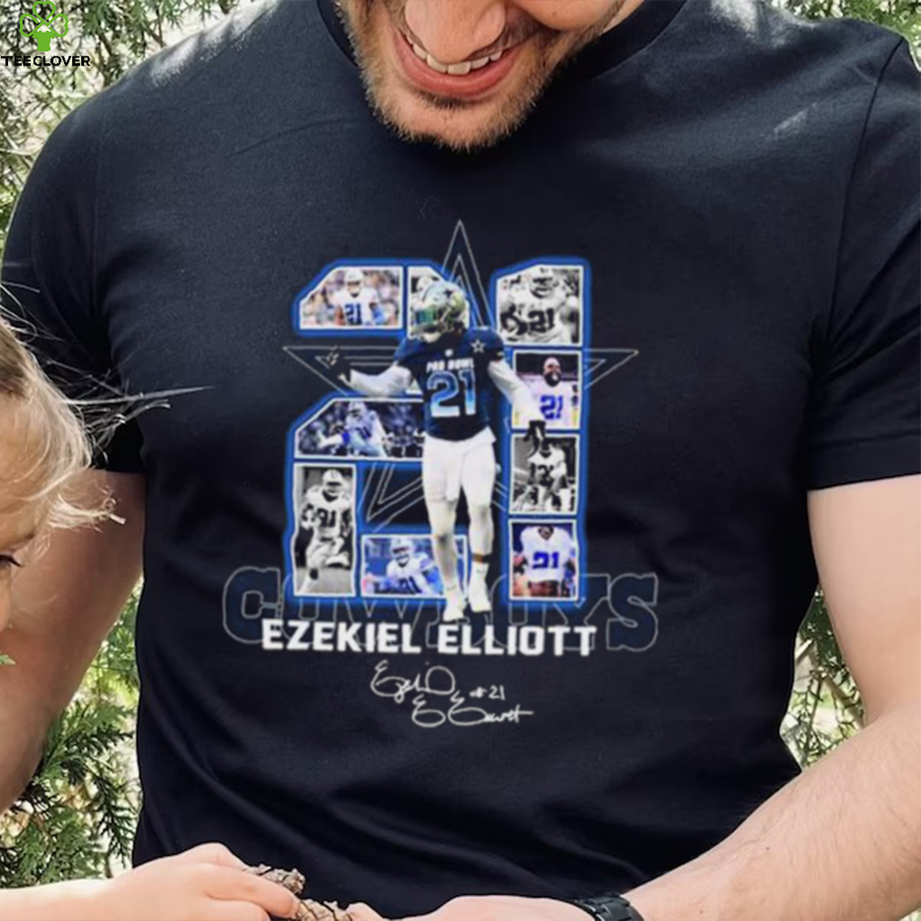 21 Ezekiel Elliott Cowboys Signature Shirt 21 Ezekiel Elliott Cowboys Signature Shirt