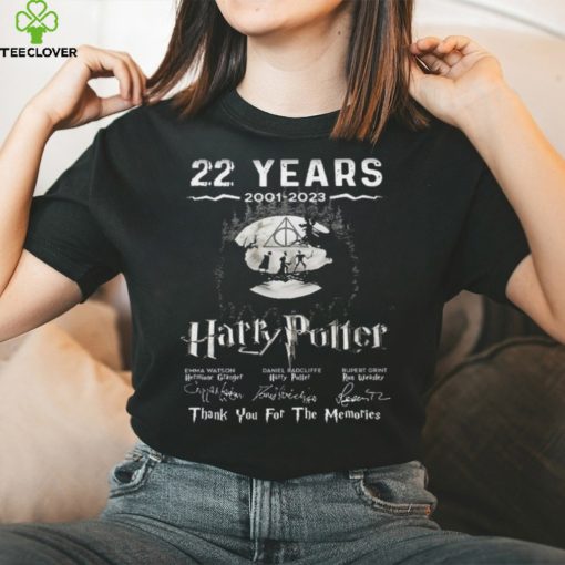 22 Years 2001 2023 Thank You For The Memories Signature harry Potter Shirt