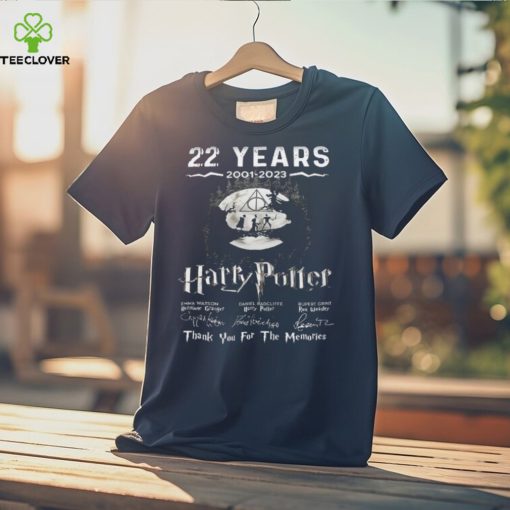 22 Years 2001 2023 Thank You For The Memories Signature harry Potter Shirt