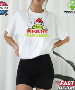 220GSM Oversize Christmas T Shirt In Grinch Christmas Fun Print