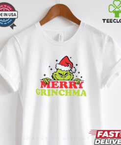 220GSM Oversize Christmas T Shirt In Grinch Christmas Fun Print 1 220GSM Oversize Christmas T Shirt In Grinch Christmas Fun Print