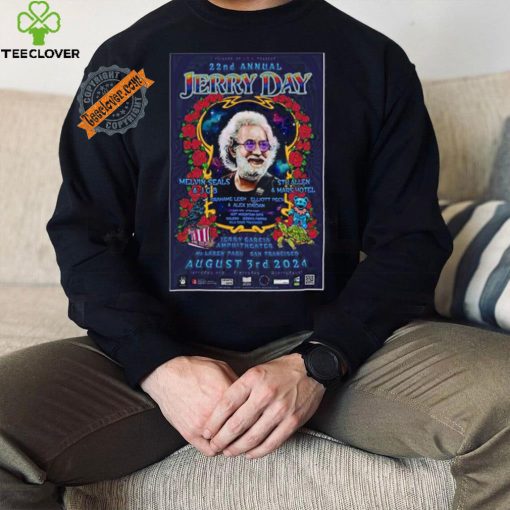 22nd Annual Jerry Day Jerry Garcia Amphitheater San Francisco CA Aug 3 2024 Poster shirt