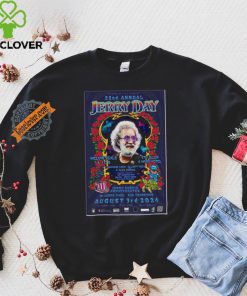 22nd Annual Jerry Day Jerry Garcia Amphitheater San Francisco CA Aug 3 2024 Poster shirt