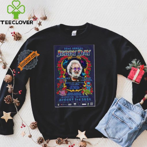 22nd Annual Jerry Day Jerry Garcia Amphitheater San Francisco CA Aug 3 2024 Poster shirt